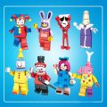 【New Trend】Funny Pomni The Amazing Digital Circu Toy Brick Jax Digital Circu Pomni Building Kinger Caine Jax Ragatha Model Children[Top-notch quality]. 