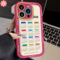 Fashion Calendar New Year's 2025 Case for Vivo Y15 Y36 Y18 Y03 Y100 Y17 Y22 Y02 Y20 Y16 Y28 Y21 Y30 Y12s Y11 Y20i Y31 V30 Y17s Y12 Y27 Y27s Y35 Y91 Y51 Y12i Y22s Y21s Y91C CuteCase. 
