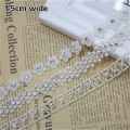 Fine Beaded And Diamond Connected Lace DIY Women's Child Headdress Bracelet Necklace Shiny Making Gift Box Multipurpose Ribbon. 