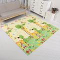 folding play mat for babies 6ft x 5ft-10mm(180*150cm) Double Sided baby crawling play mat with easily foldable soft foam floor playmats for infants, toddlers & kids large room childern Rug with Random Multi Design. 