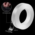 Silicone Double-Sided Nano Tape – Strong, Reusable, Washable, and Residue-Free Adhesive Gel Tape for Home, Office, DIY, and Mounting Applications. 