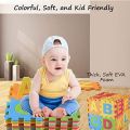 ABC & 123 - Kids Block Mat Alphabets - Abc Toy Block Mat Alphabets And Numbers Early Learning - Puzzle Mat For Kids Abc - 36 Pieces 6 x 6 Cm/piece. 