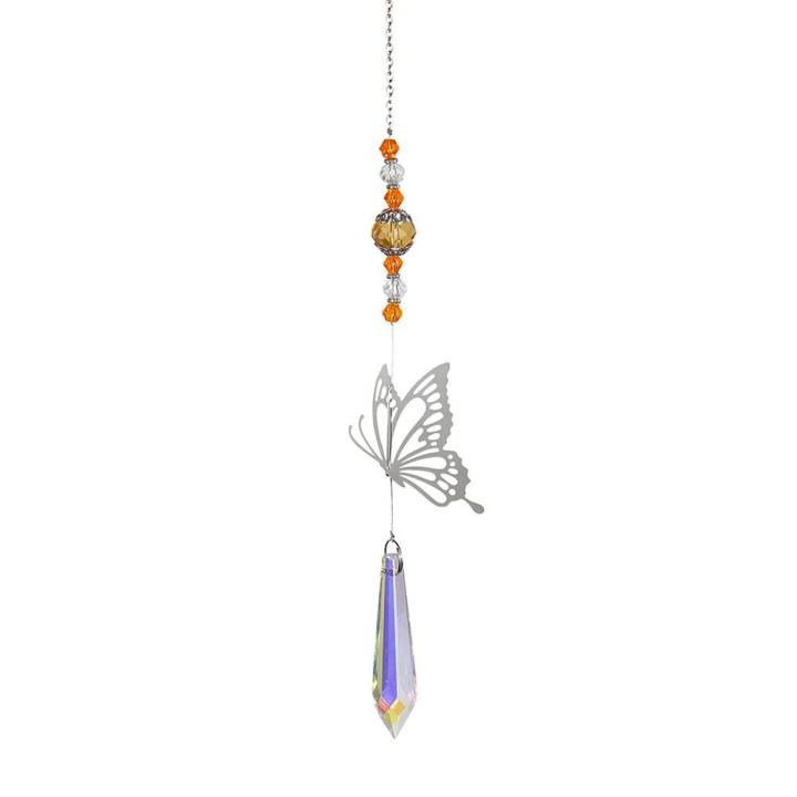 Crystal%20Windchimes%20Sun%20Catcher%20Silver%20Butterfly%20Hanging%20Pendant%20Jewelry%20Rainbow%20Chase%20Home%20Garden%20Window%20Curtain%20Wedding%20Decora%20-%20Image%202