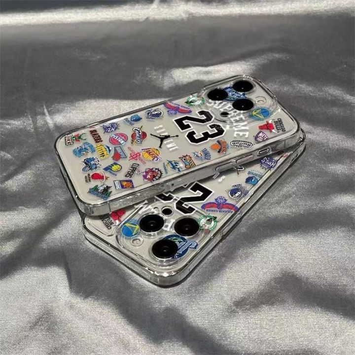 Trendy Brand Casing Infinix Hot 50i / Infinix Smart 9 NBA Logo Soft Phone Cases Cover