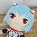 25cm Ayanami Rei Plush Toy Doll Cartoon Anime Plush Toy Kawaii Evangelion Plush Doll EVA Soft Stuffed Room Decor Kid Xmas Gifts. 