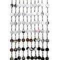 Pack of 10 beautifull mirror decoration curtain. 