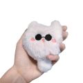 [Cat Cat Ball] spell with the same battle around the five Gojo Cat embroidery plush doll pendant cute toy doll. 