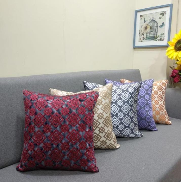 CH%20Shiny%20Classic%20Embroidery%20Cotton%20Cushion%20WithOut%20Filling%20(%2016%20x%2016%20Inches)%20-%20Image%202