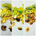 Pack of 3 Tola, (Tola Each) Sitaray in Multicolor Color Different Shapes Beautiful Loose Sequins DIY Crafts. 