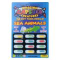 AMAZING CAPSULE ANIMALS - 12PCS/Set - Warm Water Growing Animal Capsule Toy - Four Style Mermaid, Dinosaur, Wild Animals, Forest Animals, Zoo Animals,  Animal Kids, Sea Animals, Toys for Boys Girls Play. 
