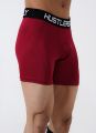 Maroon Soft Boxer Briefs Hustlers only  Men's Underwear Mid waist Cotton Briefs Solid Colour Boxers Men's Underwear, underwear for boy, underwear. 