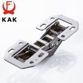 KAK 90 Degree Cabinet Hinges 3 Inch No-Drilling Hole Soft Close  Spring Hinge Cupboard Door niture Hardware With Screws. 