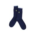 Funny Airplane Embroidery Men Crew Socks for Flight Attendants Pilot Gift Stewardess Plane Dress Business Work Socks Designer. 