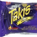 Mini Takis Fuego Hot Chili Pepper And Lime Tortilla Chips, 35G. 