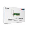 D-link Wireless N-150 Desktop PCI adapter. 