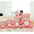 Cute Pink Stuffed Toy Teddy Bear for Girls – Soft and Cuddly Plush Doll Gift For Girls, Ideal Gift for Kids – Adorable 40 CM Hugging Cute Teddy Bear for Girls – Perfect Birthday Gift, Valentine’s Day Gift for Girls – Stuffed Toys for Girls. 