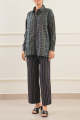 Saya - Printed Cotton Viscose Stitched Shirt. 
