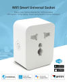 Graffiti WiFi + Bluetooth Timing American Standard Pin Multi Function Conversion Smart Socket 10A 16A Switch Plug Intelligent Schedule. 