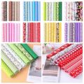 7pcs Patches Mixed Style Cotton Fabric Floral Print Cloth Material Sewing Patchwork Vintage cloth. 