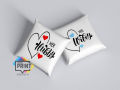 Husband and Wife Cushion , Husband and Wife Gifts, Hubby Wifey Cushion , Mr and Mrs, Bridal Shower Gift, Anniversary Gift, Wedding Cushion. 
