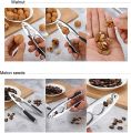 Stainless Steel Nutcracker Almond Walnut Pecan Plier Seafoods Cracker Kitchen Tool. 