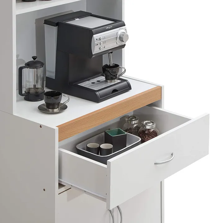 Oven%20Rack%2054"High%20Kitchen%20Bakers%20Rack%20with%20Hutch%20Industrial%20Microwave%20Oven%20Stand%20Free%20Standing%20Kitchen%20Utility%20Cart%20Storage%20Shelf%20Organizer1%20Drawer%201%20Cabinet%20Assembled%20-%20Image%203