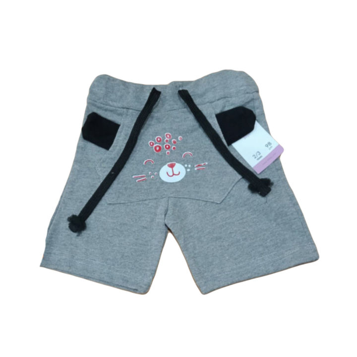 Boys Shorts character design black gray green