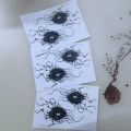 【Good-Love Store】Dark Spider Pattern Tattoo Men Waterproof Lasting  Alternative Art Fake Tattoo Reptile Hand Back Neck Tattoo. 