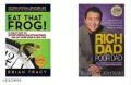 Eat That Frog & Rich Dad Poor Dad ( Pack of 2 Novels ). 