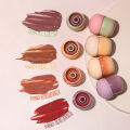 NOVO Small Mushroom Milk Jar Lip Clay Lip Jelly Velvet Matte Waterproof Lipstick Not Easy to Fade Non-stick Cup Lipstick Makeup. 
