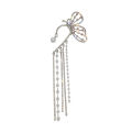 New 1PC Trendy Long Butterfly Clip Earring Ear Hook Pearl Ear Clip Without Pierced Ear Chain Earring Women Girl Jewelry. 