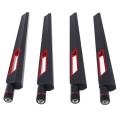 【BestGO】2PCS 12 dbi Dual band 2.4G 5G 5.8Gh RP SMA Male WLAN Router Antenne Booster. 
