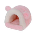 Hamster Bed Hand Washable Super Soft Pet Accessories Winter Small Animal Cushion Nest for Rodent. 