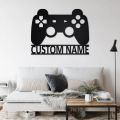 Customize name Woden gamer wall art Video Game Control Wooden  Wall Art Custom Gamer Name Sign Gaming Room Decoration wooden decor. 