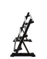 Dumbbell Rack 3 Step, 660 LBS Load-Bearing Heavy Duty Steel Dumbbell Stand Quick Assembly for Home Gym, Black. 
