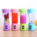 USB Rechargeable Juicer Blender 6 Blades Electric Blender Mini Portable Personal Size Juicer Cup USB Rechargeable Mixer 380ml Food Grade Water Bottle Portable Fruit Juicer Machine. 