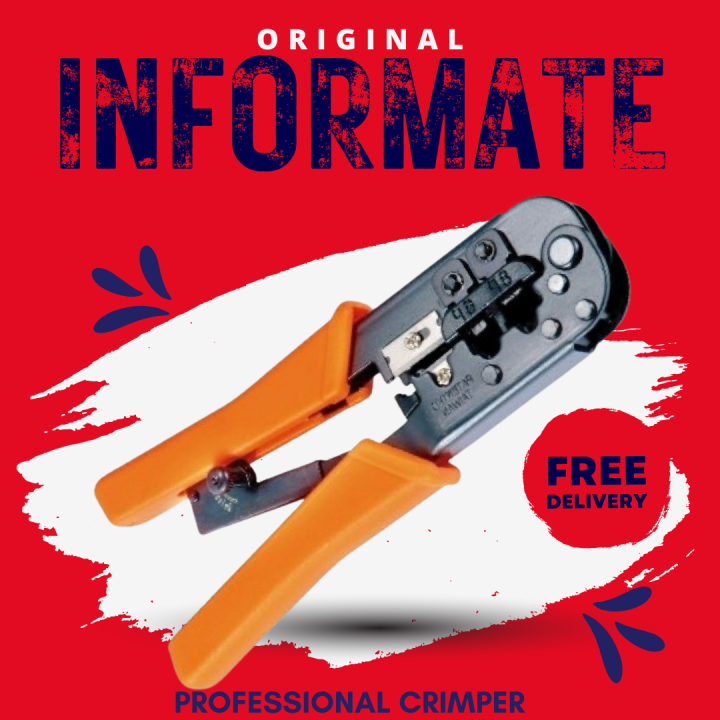 INFORMATE RJ45 RJ11 Modular Crimping Tool Professional HT-568R