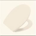 Bathroom commode seat cover cover simple and hydraulic white ivory. 