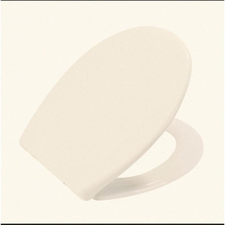 Bathroom commode seat cover cover simple and hydraulic white ivory