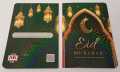 Eid Design Eid Tuck Card 3D Print Big Size Opens Like a Book (10 Pcs Card). 