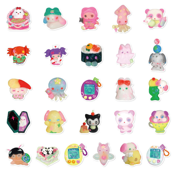 56%20Cute%20Cartoon%20Clay%20Avatar%20Stickers%20Phone%20Cases%20Hand%20Ledger%20Computer%20iPad%20Decoration%20Waterproof%20DIY%20Stickers%20-%20Image%203