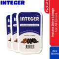 (PACK OF 3) Shoe instant shine sponge (neutral) shoe shinning sponge for black and brown both shoes. 