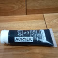 OFA Acrylic Color 110 Gm - Black / 75 ml / Acrylic Color / Acrylic Paint /  Big Tube / Acrylic Color Art # SS-AC110Gm - Black. 
