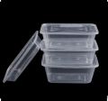 25 pcs 1000ml Plastic Disposable Boxes For Food Packing and Food Storage | Transparent Plastic Containers with Lids. 