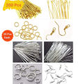 200 Pcs Making Accessories Kit for Jewellery Purpose 25 Pieces Each Item. 