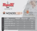 Domestic Wonderchef Gift Set 19Pcs Marble Coated Orignal Nonstick Heavy Weight Best Quality Ever All Colors Available. 
