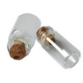 10pcs Cute Mini Clear Cork Stopper Glass Vials Jars Containers Wishing Bottles. 