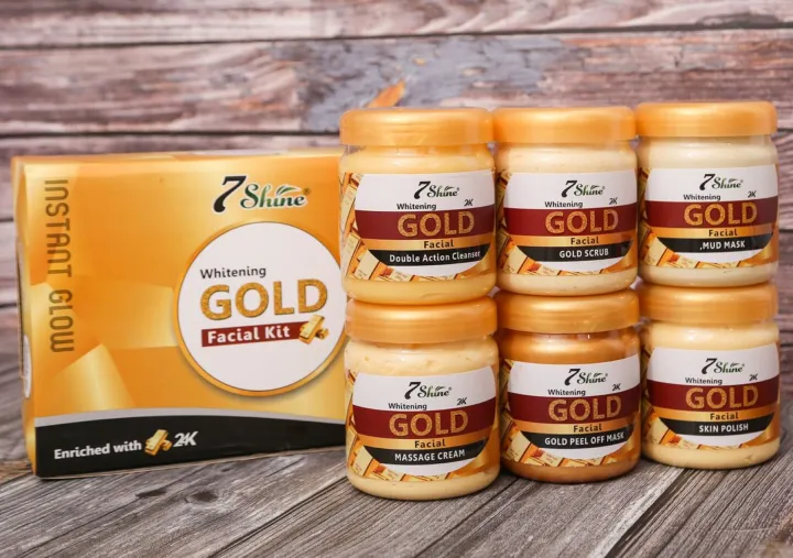 7%20Shine%20Gold%20Facial%20Kit%20%7C%20Parlour%20Pack%20%7C%2024k%20Glow%20-%20Image%202