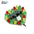3V-5V Regulated Board 48MM * 51MM Cycle Lamp Suite Breadboard LED Electronic Production DIY Kits Heart Shaped. 