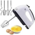 Electric Hand Mixer Egg Beater Machine Automatic Cream Egg Beater Cake Baking Handheld For Kitchen Appliance (White, 180W). 